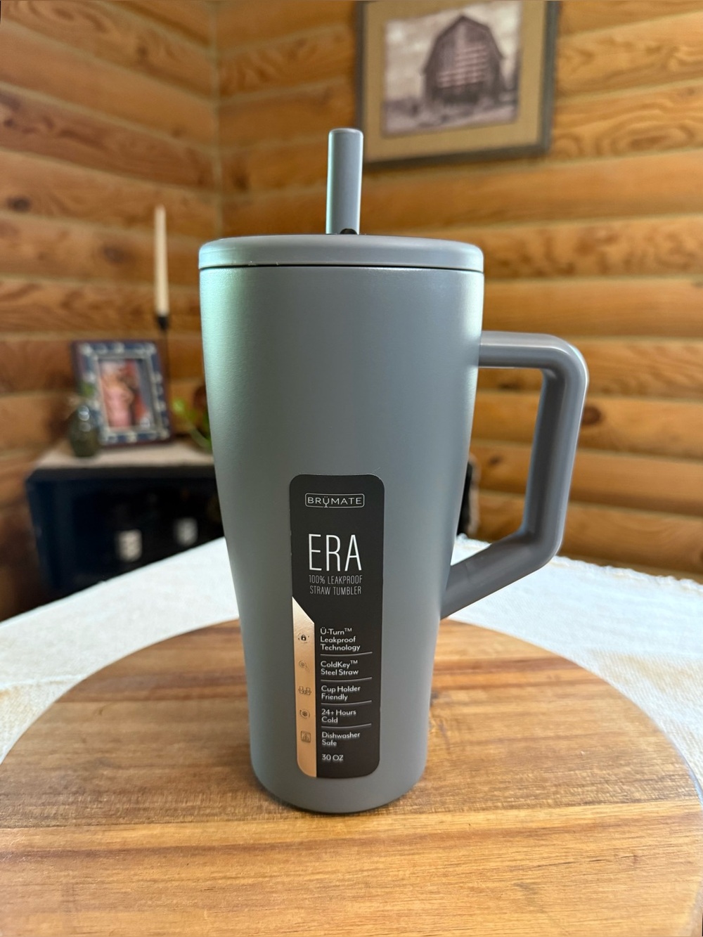 MATTE GRAY Brumate 30oz ERA 100% LEAKPROOF Straw Tumbler • SOLD OUT